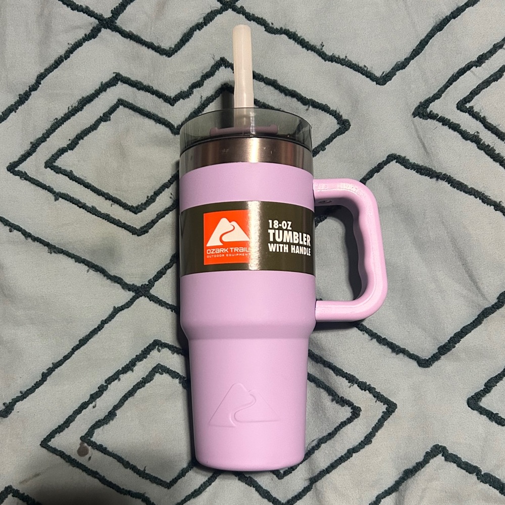 18oz Ozark Trail Purple Tumbler with Handle